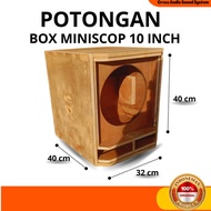 10 Inch Miniscope Box 10 Inch Speaker Box