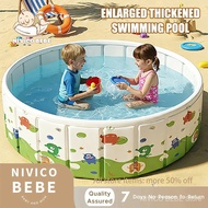 NIVICO BEBE Swimming Pool Foldable Big Size No Inflation Required Portable Swimming Pool For Kids