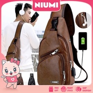 Ready Stock NIUMI NSB2359 Korean Chest Bag Shoulder Bag Cross Body Bags Waist Bag Travel bag Sling B
