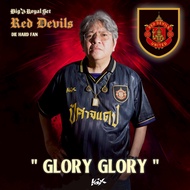 KiX - Big6 เสื้อบอลสีดำ พรีเมียร์ลีก ทีม "ปีศาจแดง"