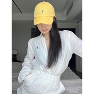 RalphLauren444 Loose White Shirt Dress Sunscreen Breathable All-Match OL Style