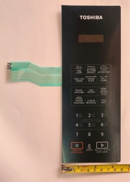 แผงหน้าปัดไมโครเวฟโตชิบา/ปุ่มกดชั้นนอกไมโครเวฟโตชิบา/F17170000A05363 อะไหล่แท้ศูนย์/TOSHIBA