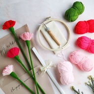 【DIY】俄羅斯刺繡 康乃馨花束材料包+教學影片