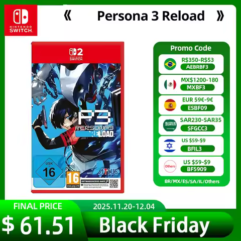 Persona 3 Reload Nintendo Switch Game Deals 100% Official Physical Game Card for Switch OLED Lite Ga