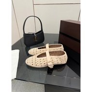 ALAIA Ladies Spring Summer New Style Hollow Ballet Flat Shoes