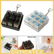 [Cuticate2] Keyboard Fidget Clicker Toy Keychain Lightweight Sturdy Decompression Button Finger Clic