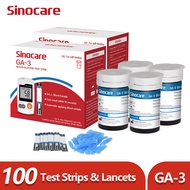 100PCS Sinocare GA-3 Blood Glucose Test Strips/Lancets