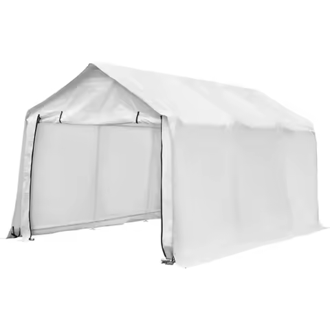 #For 17x10 ft Carport Canopy Heavy Duty Waterproof Garage Car Shelter Storage Shed with Walls and 2