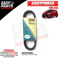 Bando Belt 6PK-1155 Toyota Wigo 1.0 1KR-DE