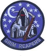 Oyster-Patch Usaf Air Force Grim Reapers Aviation Tactical Patch Hook & Loop Small