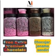 Borong Chocojar with Free Extra Chocolate 100% Chocolate Premium