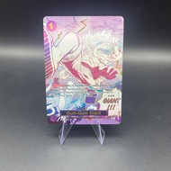 DIY Self-made OPCG vol.2 Game Card Roger Luffy Shanks Ace Buggy Gold Printing Process Matte Paper Te