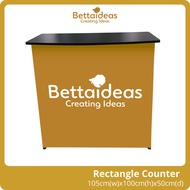 BETTAIDEAS Tension Fabric Counter Rectangle Customisable Printing [Click Chat Now] Exhibition Booth 