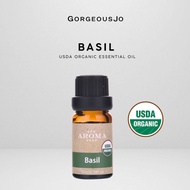 GORGEOUS JO The Aroma Shop Organic Basil Pure Essential Oil (10ml)