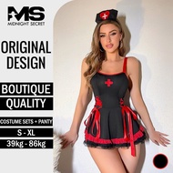 [VERY SEXY] MS Premium Sexy Lingerie Nurse Cosplay Sexy Nightwear Bodycon Baju Sleepwear Costume Sek