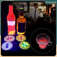 Wine Glass Mat Wine Liquor Bottle Coaster Sticker Luminous Wine Glass Holder Wine Bottle Holder Led 