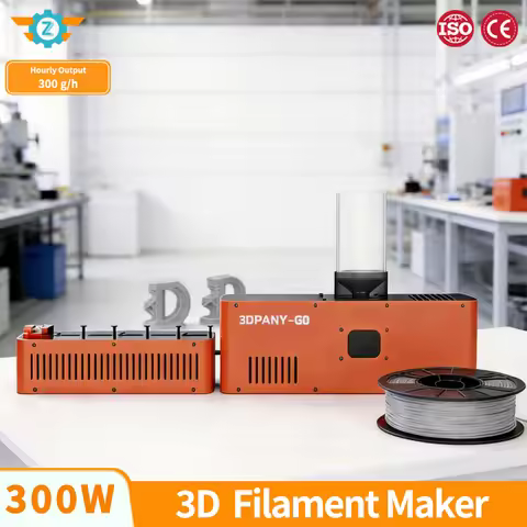 3D Filament Extruder Q0 Desktop Filament Maker Machine 1.75mm 300g/h 300°C for PLA/ABS/PETG/TPU/PA/P