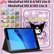 For HUAWEI MediaPad M3 8.4 M3Lite M5 8.4 M5 Lite 8 inch Fashion Cartoon Pattern Case BTV-L09 CPN-W09