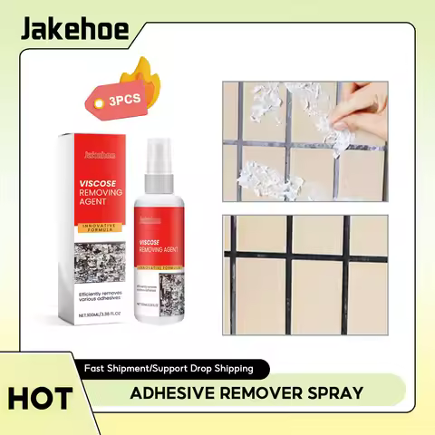 Adhesive Remover Spray Sticky Residue Remover Wall Sticker Glue Removal Car Glass Label Cleaner Poli