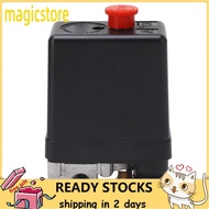 Magicstore 4 Port Air Compressor Pressure Switch  Easy To Install 135 175PSI 6 8kg 20A AC 240V Heavy Duty for Pneumatic Tools
