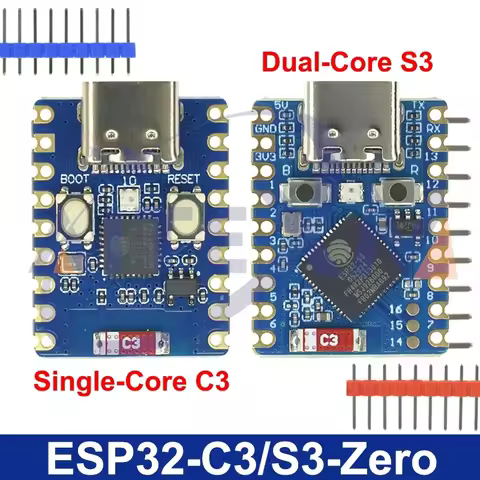 ESP32-C3-Zero ESP32-S3-Zero Mini Development Board WiFi Bluetooth Ultra-small Size ESP32 C3 S3 ESP 3