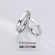 Aurora-ring Couple Custom Engagement Engagement Couple Ring Custom Name Ring Simple Couple Ring for 