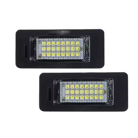 Car LED Rear License Plate Light For BMW 1 3 5 Series E82 E90 E91 E60 X5 E70 X6 E71- Part Numbers 63
