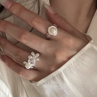Oravi - Pearl Beads Simple RingRing Modern Aesthetic AdjustableWanita By Ohellow.Studio [I1-5]