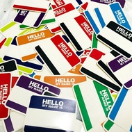Hello My Name Is Sticker/Graffiti Sticker