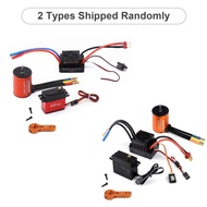 HUIOP Motor  Combo Set 3650 4300KV 60A Brushless ESC 25kg Servo w/ 25T Arm for 1/10 RC Car Off-Road 