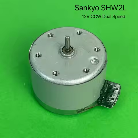 SHW2L 12V CCW Dual Speed DC Motor for Vintage Cassette Tape Deck Audio Player