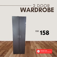 (PERABOT ANN) 2 DOOR WARDROBE / ALMARI BAJU 2 PINTU / WARDROBE / ALMARI BAJU / ALMARI