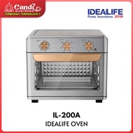 IDEALIFE Oven Multifungsi 6 in 1 IL-200A 25L Penggorengan Tanpa Minyak