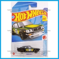 Hot Wheels Mazda RX-3 2022 HW J-Imports 5/10 Evergreen CASTROL YOKOHAMA JDM-L kereta JDM mazda jepun