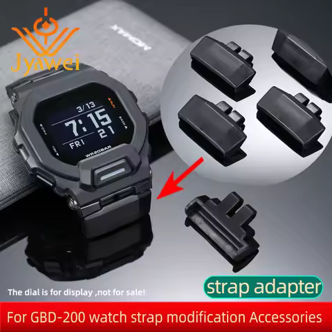 Modified Strap Adapter For Casio g-shock GBD-200-1/2/SM GBD200 watchband Connector Rubber or Metal S