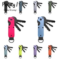 PEONY1 Key  Holder, Minimalist Holds 2-6 Keys Key Organizer, Smart with Screwdriver Metal Keys Bag f