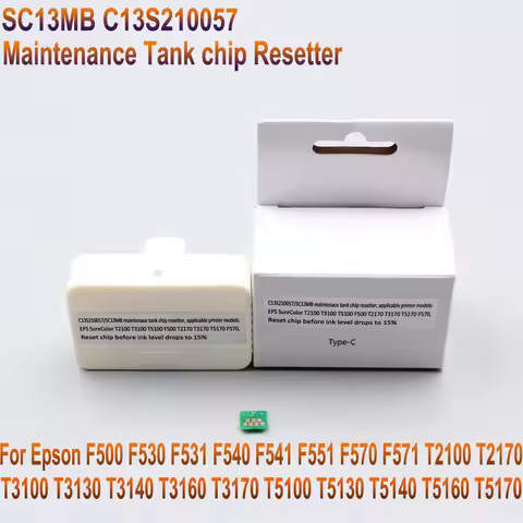 SC13MB C13S210057 F570 F571 Maintenance Chip Resetter For Epson T3170 T5170 T3100 T5100 T3180 T5180 