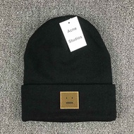 Acne Studios Natural Pansy Ribbed-Knit Wool Beanie