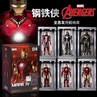 Z China Animation Toys Genuine Marvel 10th Anniversary Birthday Gift Iron Man MK5 Gnaku Set Figure M