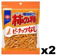 亀田製菓 - F17613 龜田柿之種醬油米菓條 100g x (2包裝)