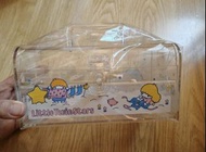 中古 全新 Little Twin Stars 透明 化妝袋 收納盒