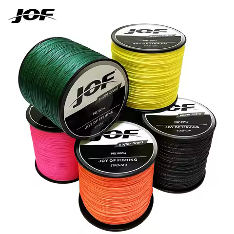 JOF Braided Fishing Line X8 Length: 300m 500m 1000m Diameter: 0.17mm-0.5mm Size: 20-100lb Multifilam