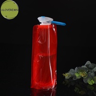 uloveremn 700mL Reusable Sports Travel Portable Collapsible Folding Drink Water Bottle Kettle Outdoor Sports Plastic Water Bottle SG