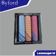 KATUN Byford Handkerchief 3pcs Cotton Handkerchiefs Handkerchiefs V01