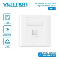 Vention Faceplate RJ45 Wall Plate Single Double All Variants