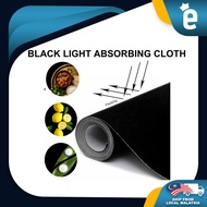 Black Light Absorbing Cloth Small Product Shooting Pure Black Background Cloth Non-reflective Background Cloth 1.5mx1m