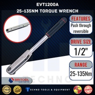 BRITOOL EVT1200A TORQUE WRENCH 25-135Nm