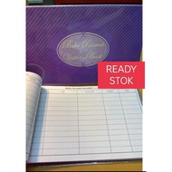 Buku Daftar Kedatangan Pelawat Kulit Tebal