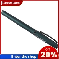 FLOWERLOVE Black Refill Pen, Metal 0.5mm Gel Pen, Creative Green Neutral Pen Office