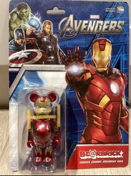 絕版Iron man Bearbrick 100% mark 7